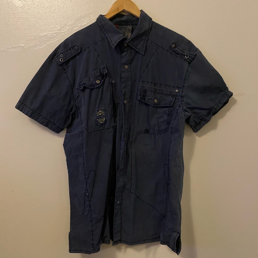 F.U.S.A.I snap button shirt